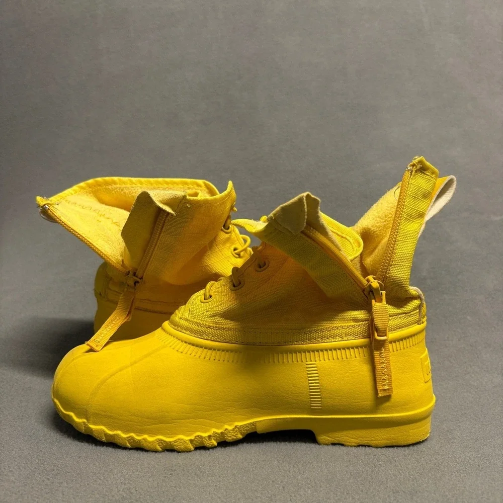 NATIVE Unisex Kids Jimmy Rain Boots in Yellow Size C13